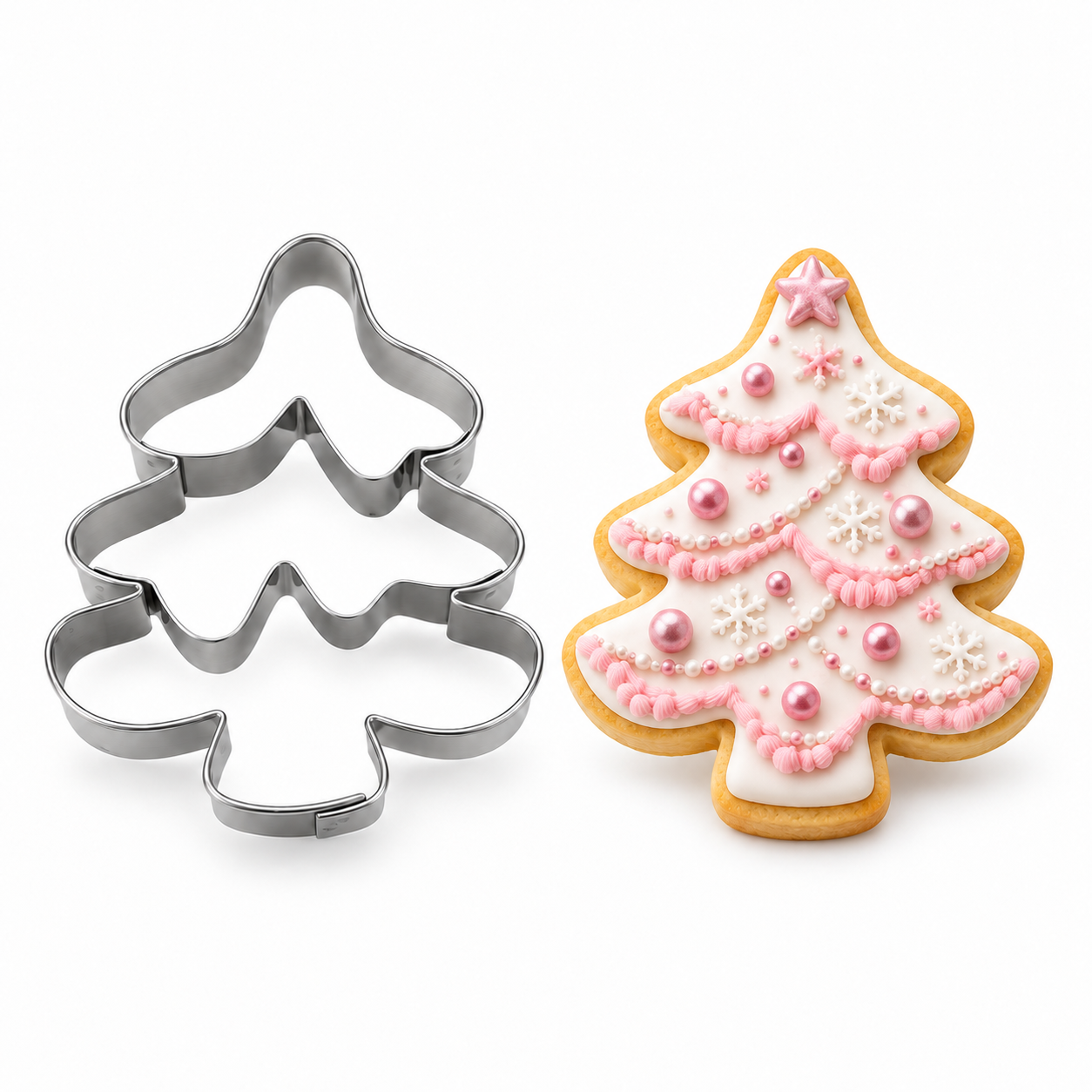 Ausstecher Tannenbaum mit Prägung