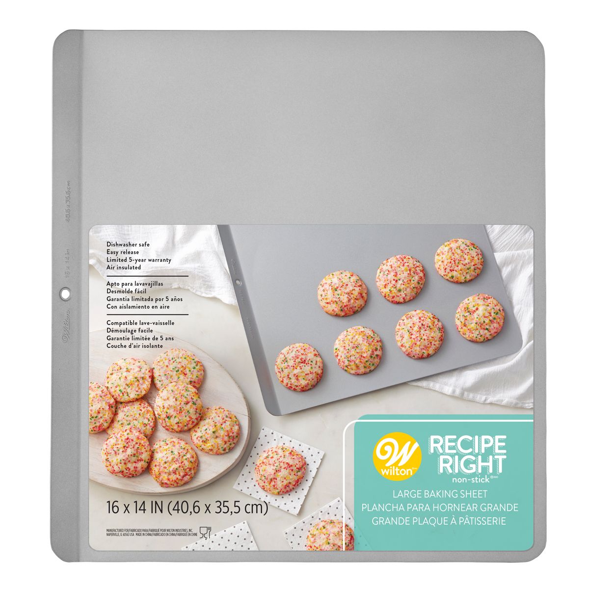Wilton Backblech Recipe Right Air Cookie Set | 41x36 cm