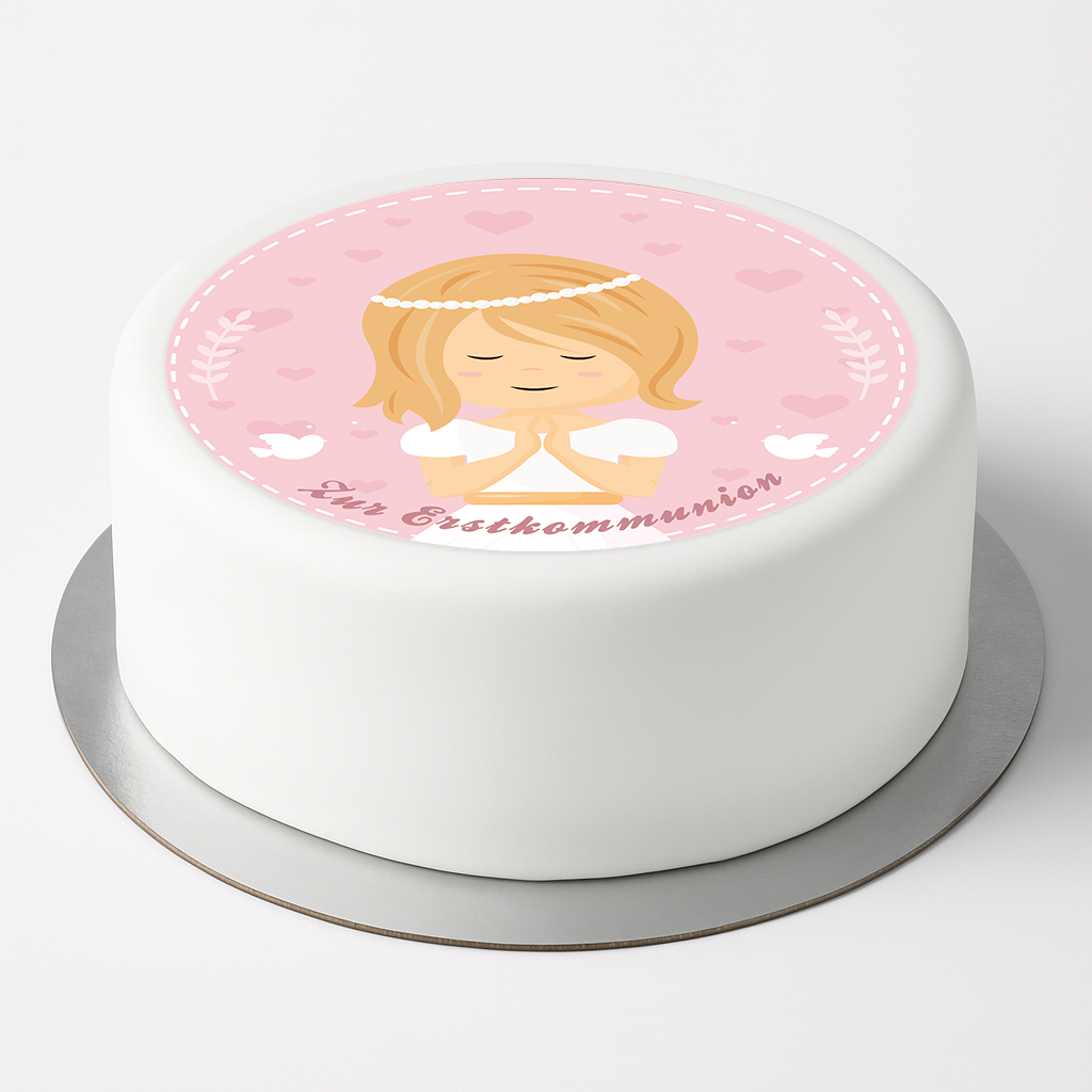 Tortenaufleger Erstkommunion 