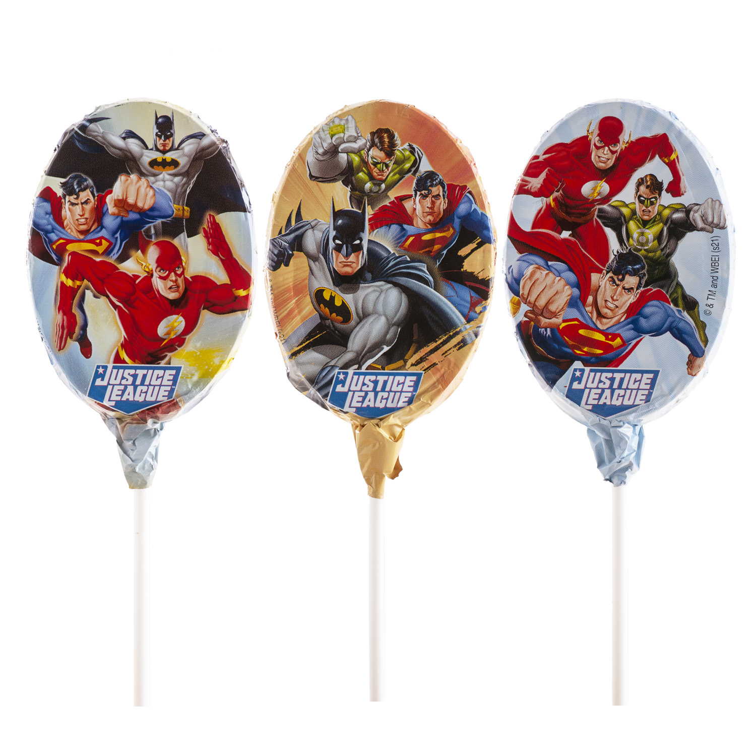 MHD 3/12/23  Justice League Schokoladen Lolli 