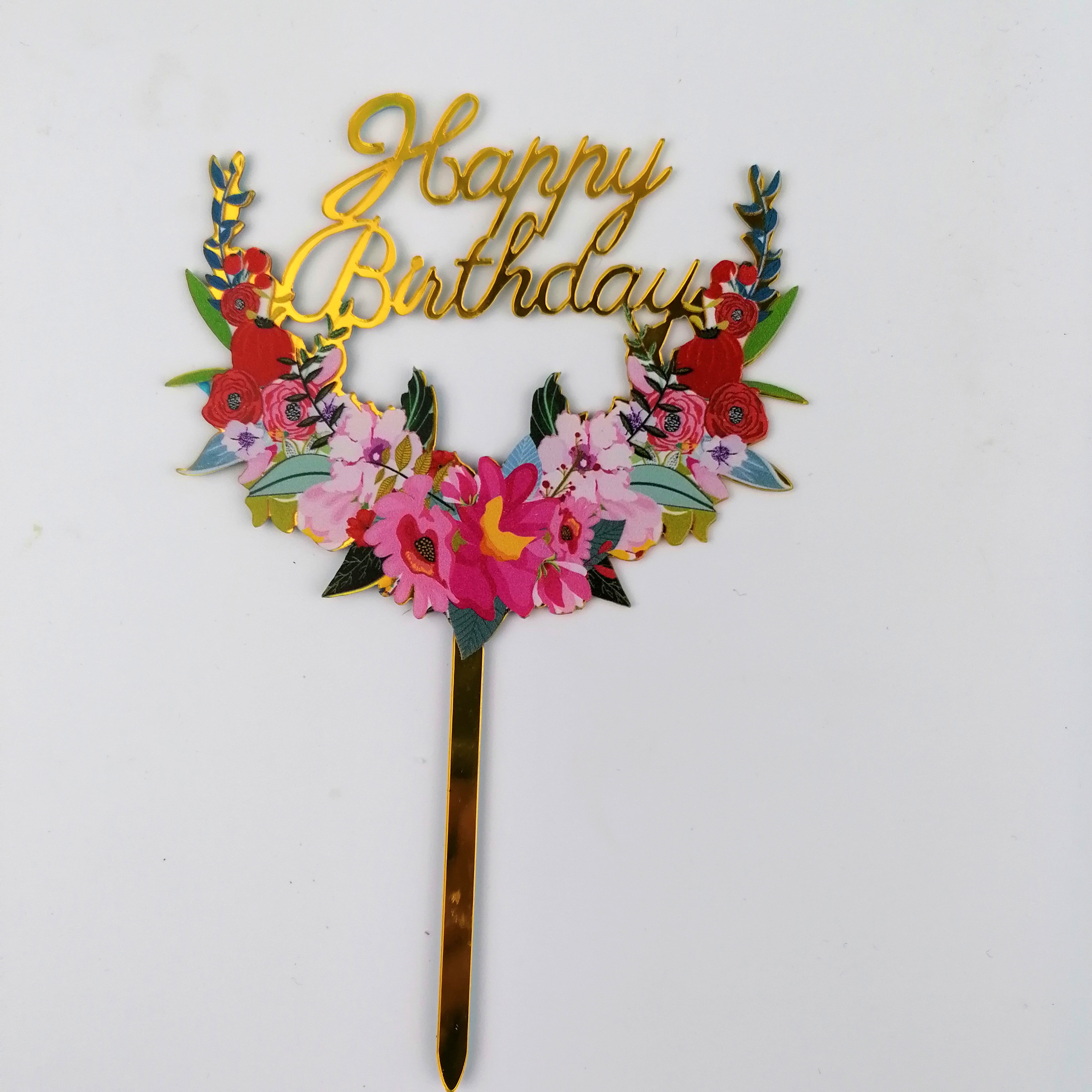 Cake Topper Happy Birthday