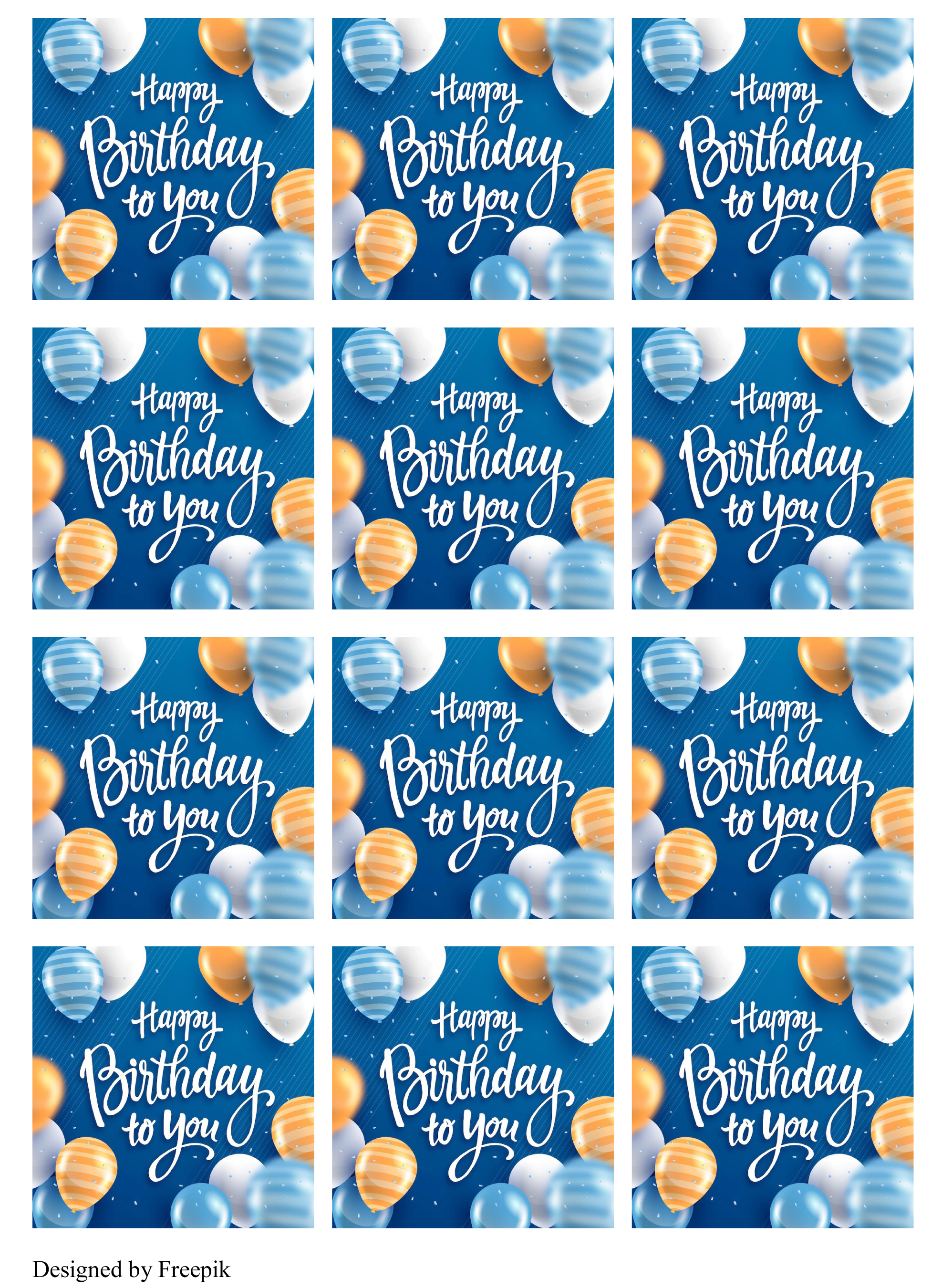 Petit Four / Punschkrapfen  Aufleger Geburtstag