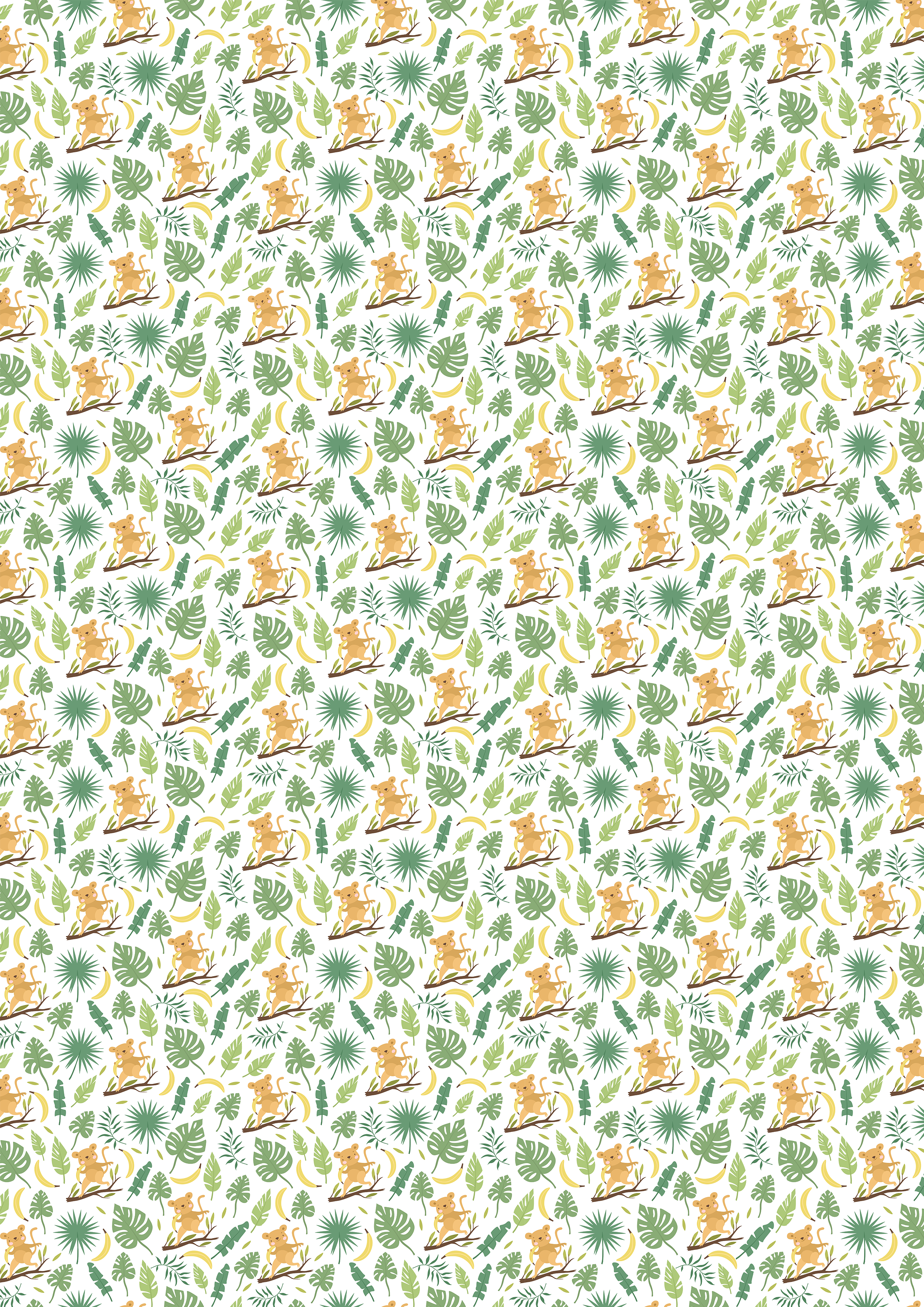 Schokoladen Transferfolie Dschungel