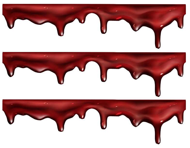Tortenband Blut