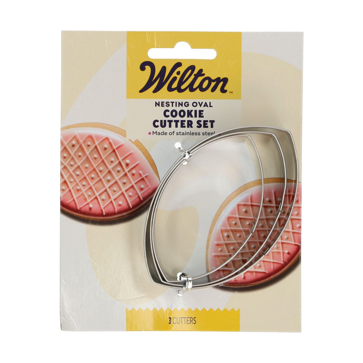 Wilton Nesting Keksausstecher Oval Set/3