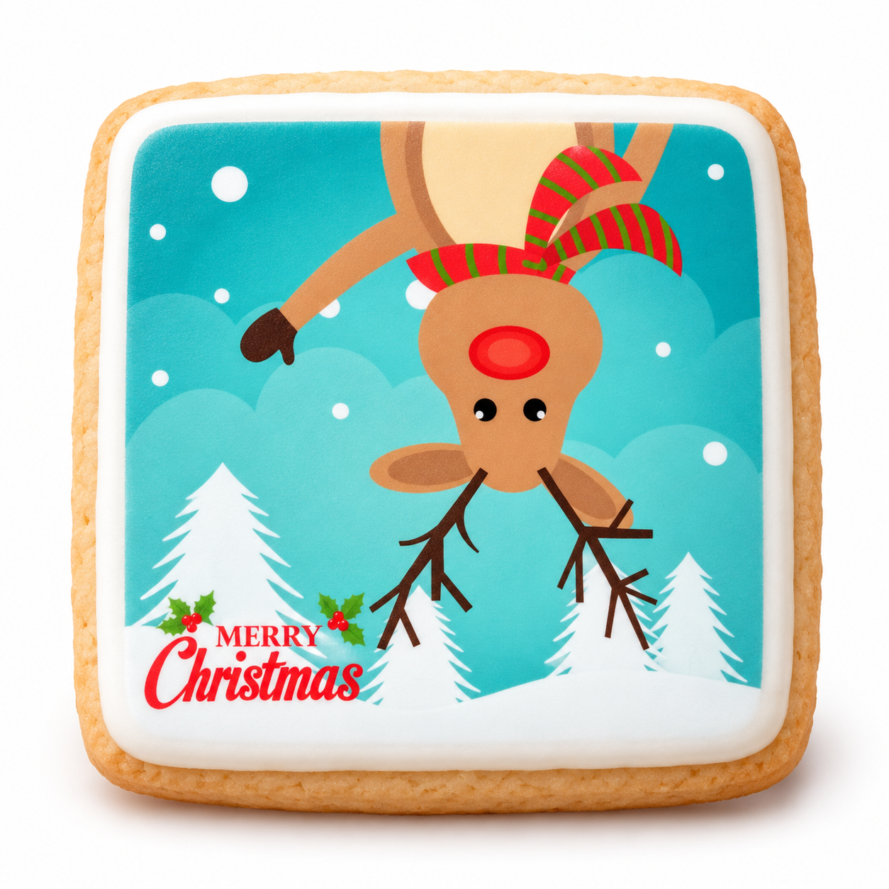Keksaufleger Weihnachten Rudolf
