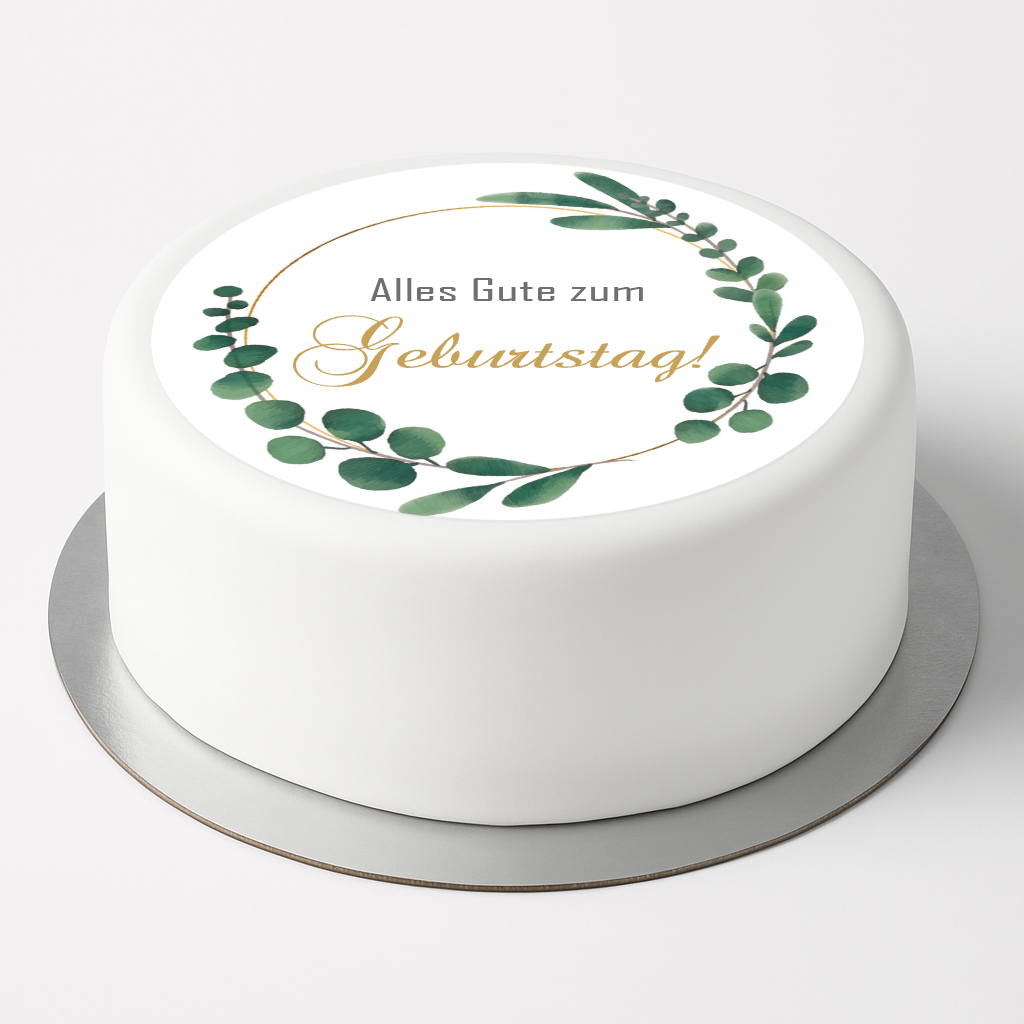 Tortenaufleger Geburtstag