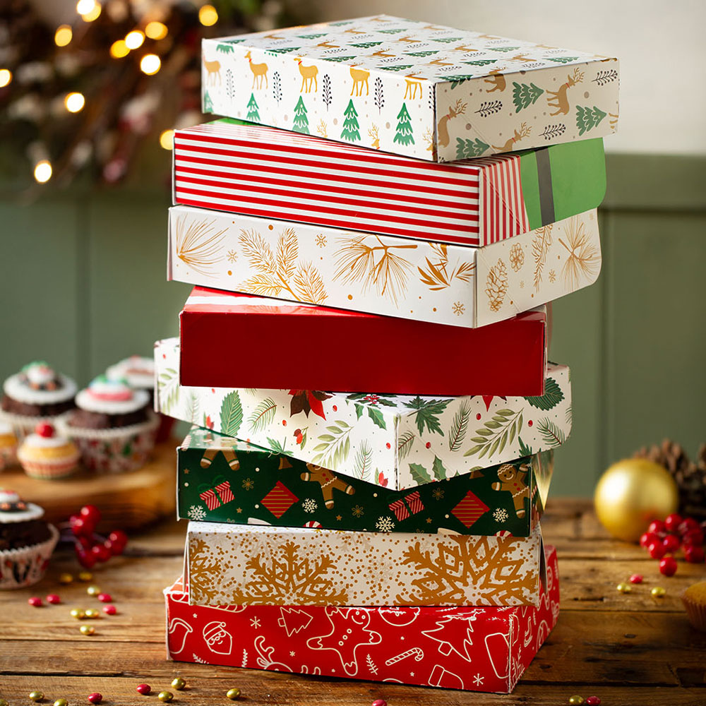 Keksschachtel / Cupcake-Box – die perfekte Geschenkbox für Weihnachtskekse