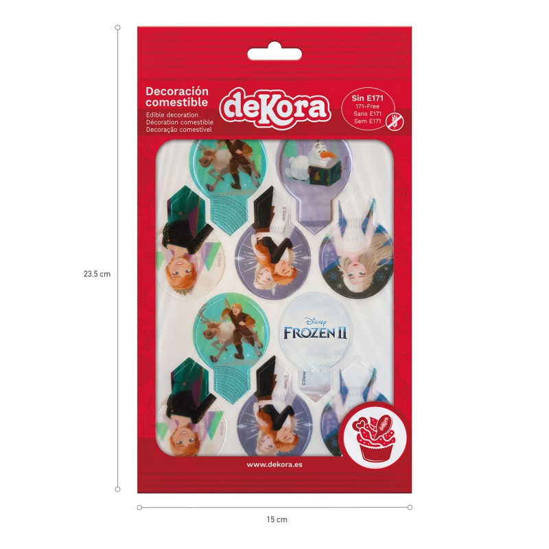 Frozen Eiskönigin Muffinaufleger Oblate | 10 Stück
