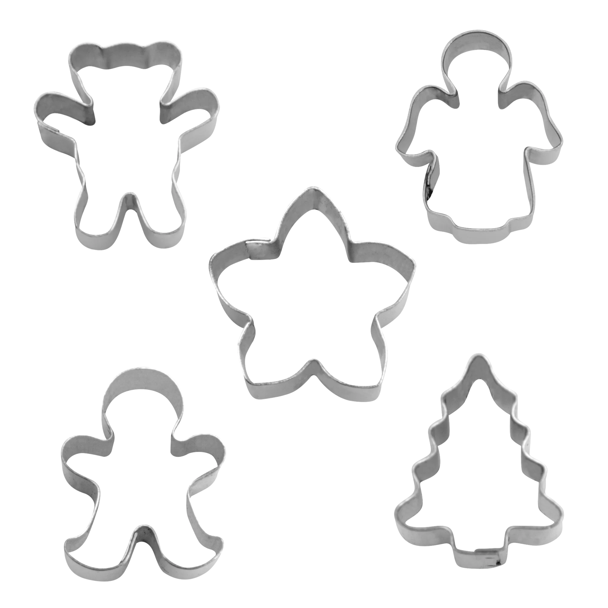 Ausstecher Weihnachten – Mini – Set, 5-teilig 