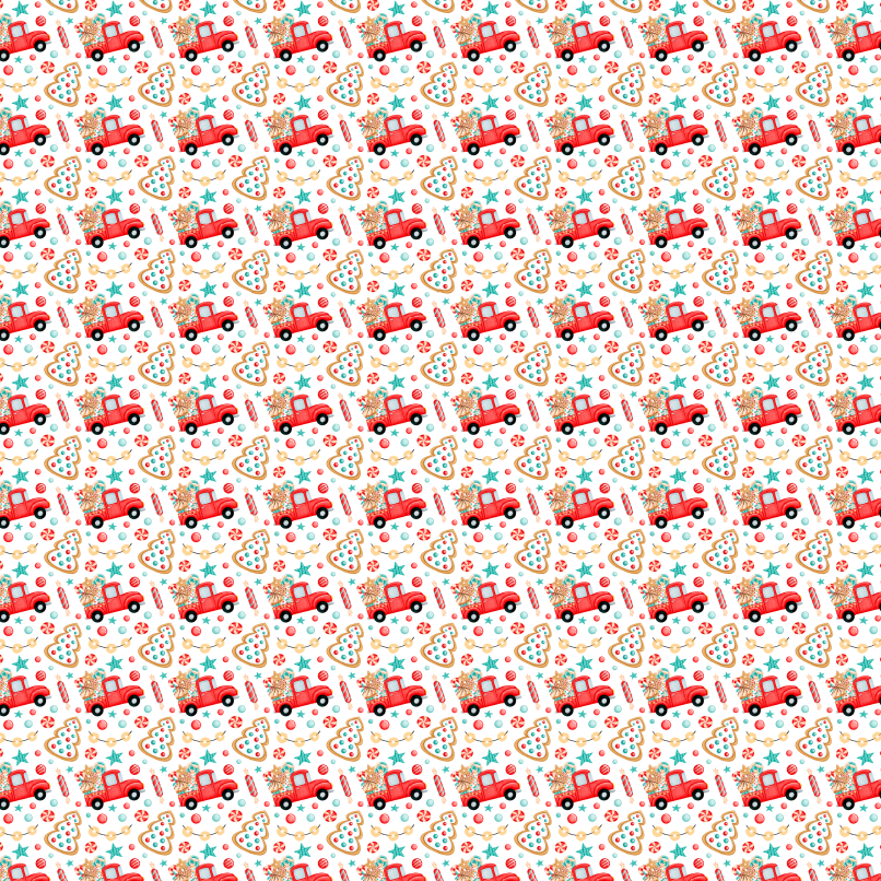 Schokoladen Transferfolie Christmas Car