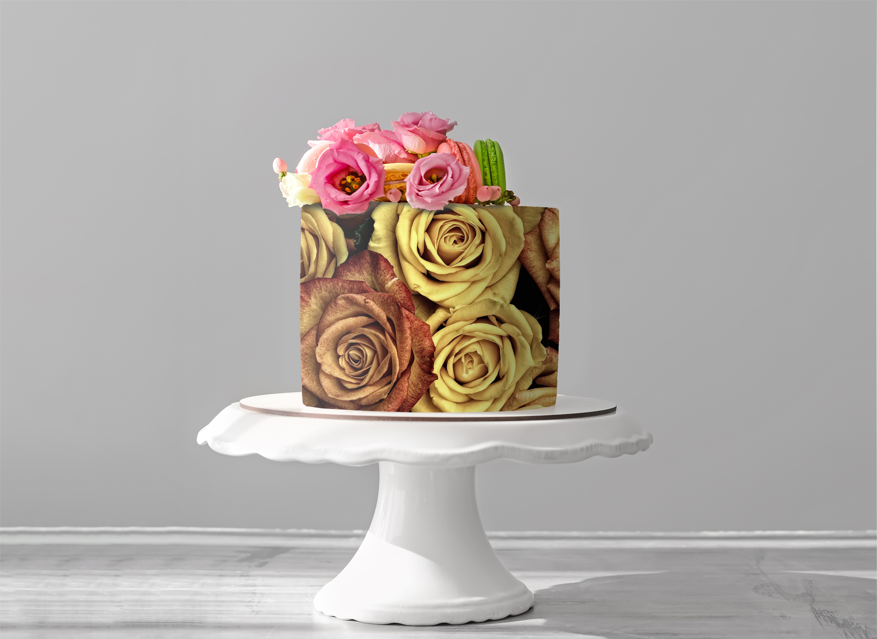 Deko Fondant  Rosen