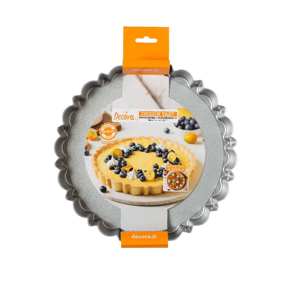 Runde Tarteform mit Hebeboden – Ø 25 x 3 cm