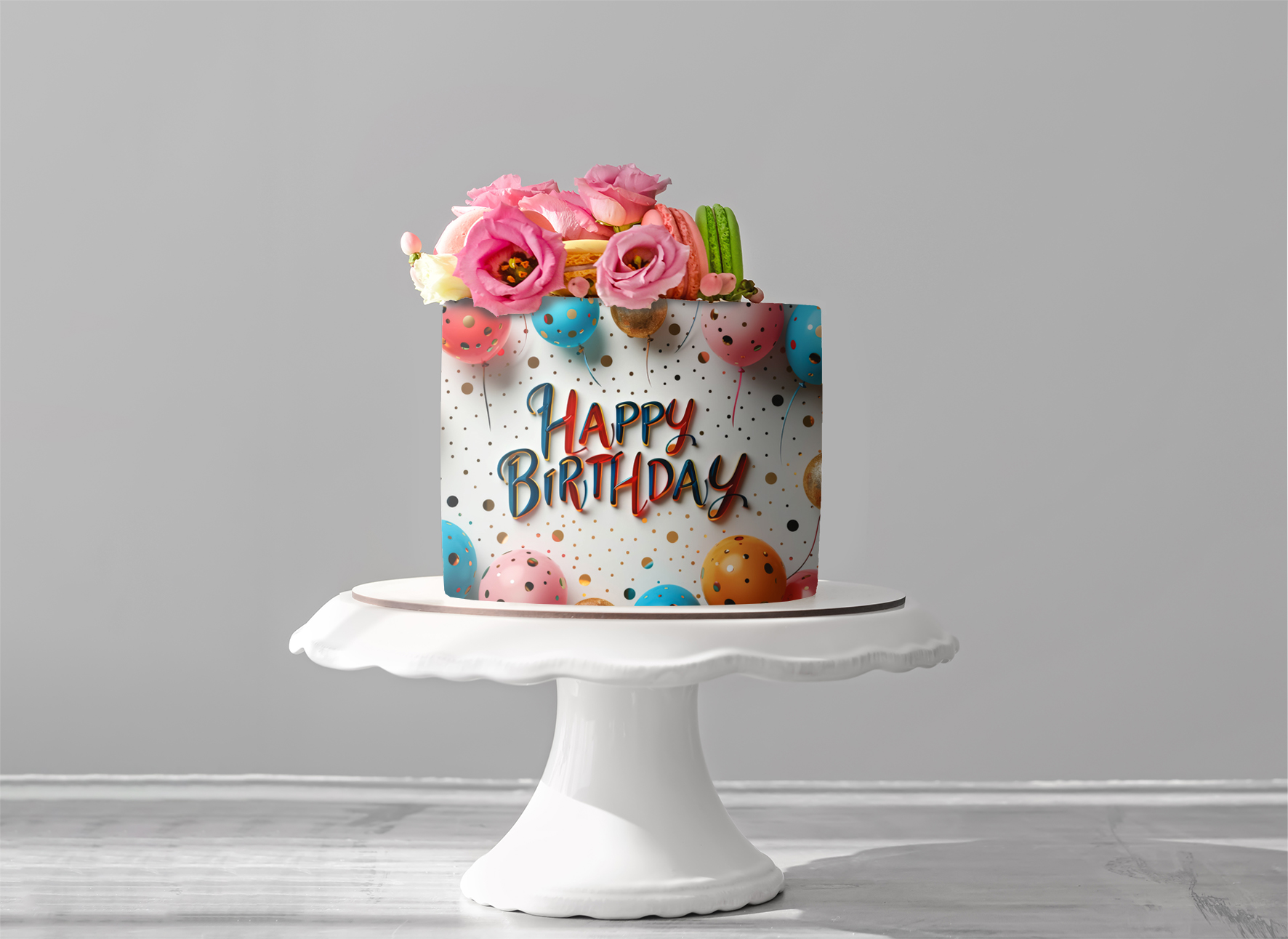 Deko Fondant  Geburtstag