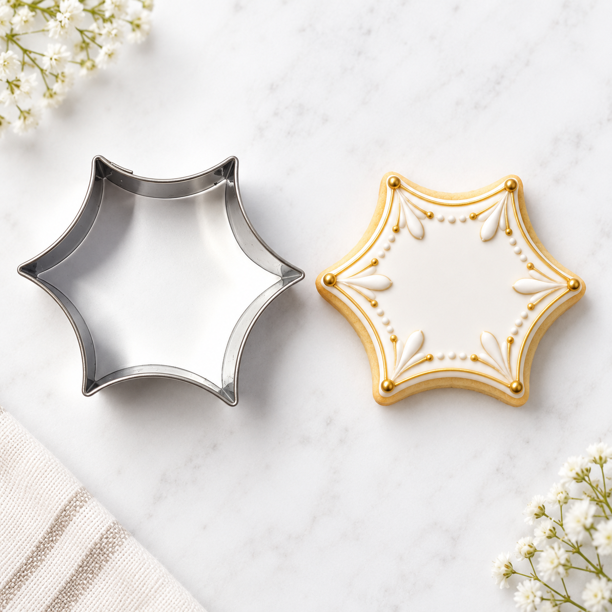 Ausstecher Blume 6 Zack – 5,5 cm