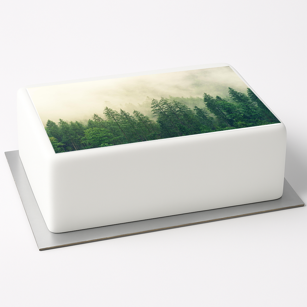 Tortenaufleger Natur – Rustikale Tortendekoration im Natur-Motiv