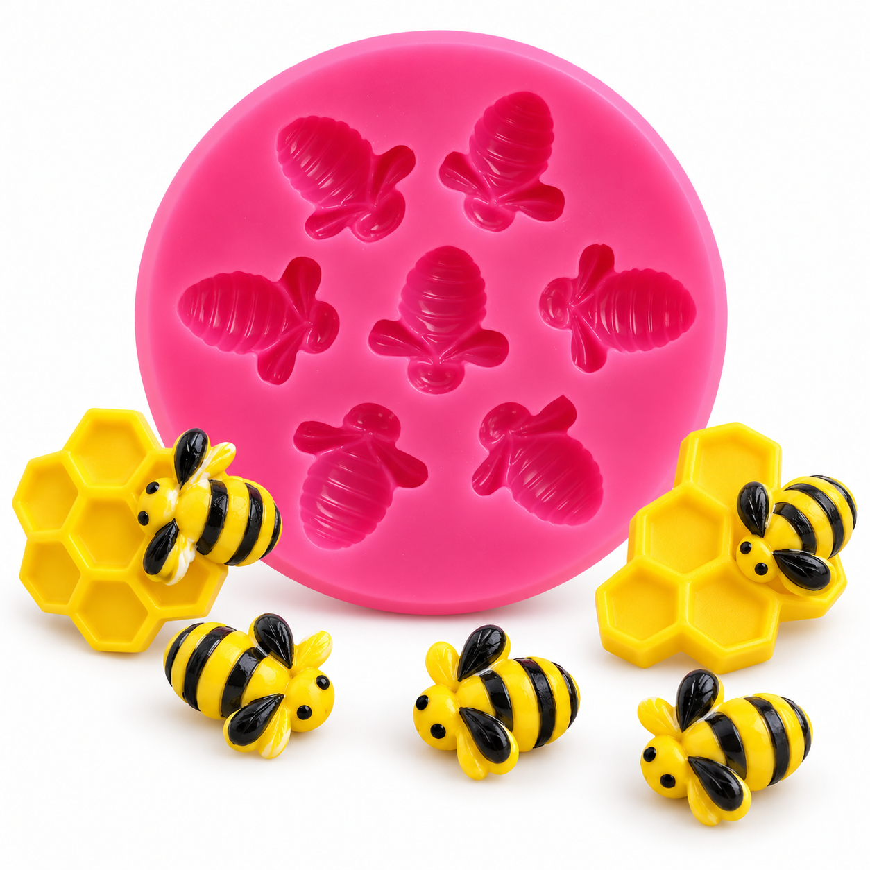 Silikonform Bienen