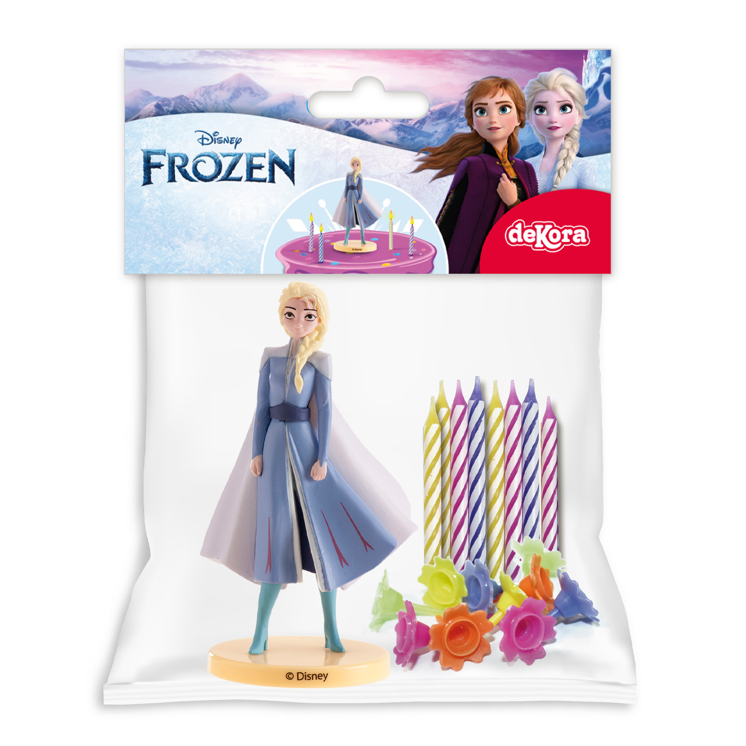 Dekorationsset für Elsa Torte – Perfekt für jeden Frozen Fan! 
