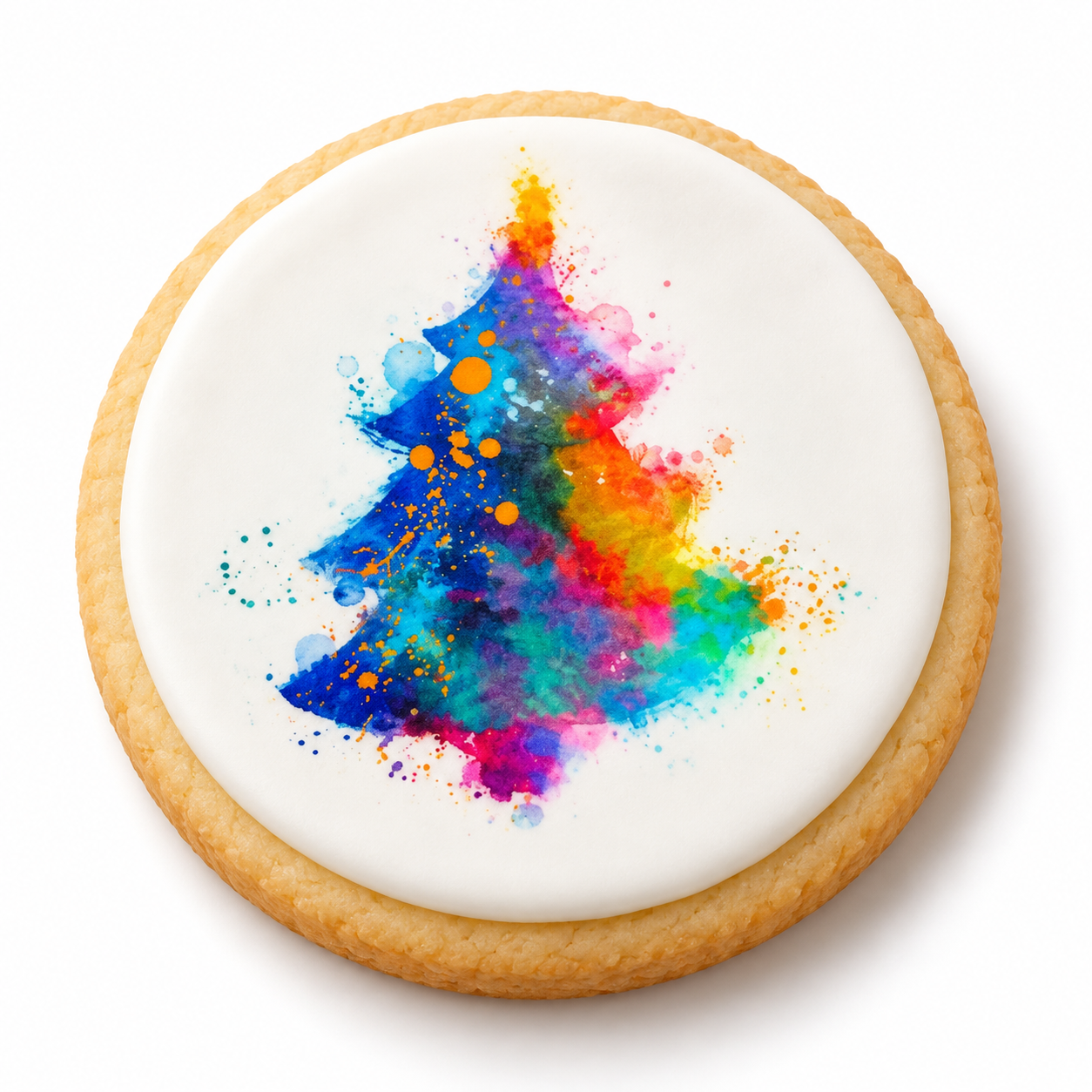 Keksaufleger Tanne – 42 essbare Weihnachtsmotive aus Fondant