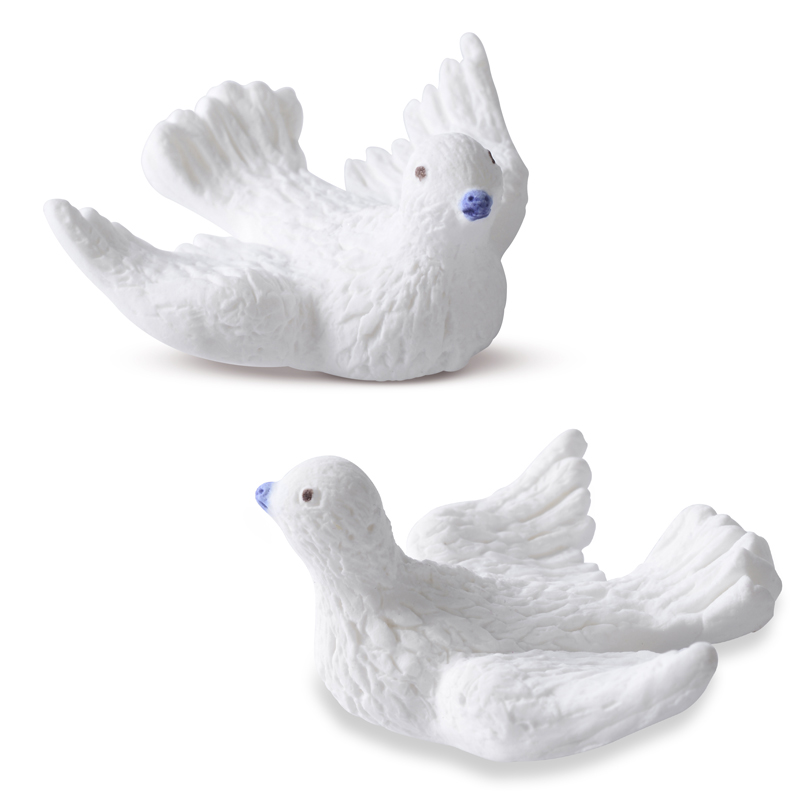 Zucker Tauben Set 2-teilig