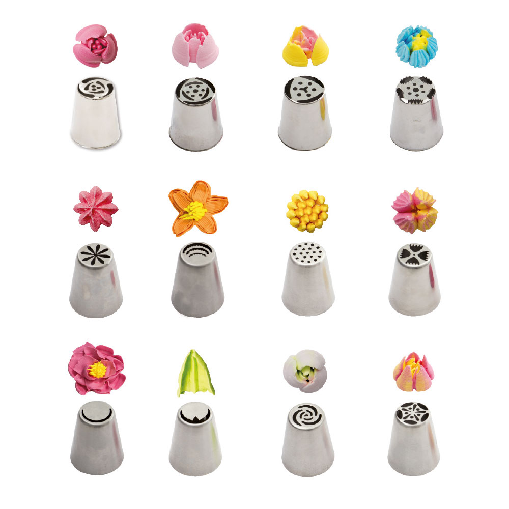 Spritztüllenset Blumen