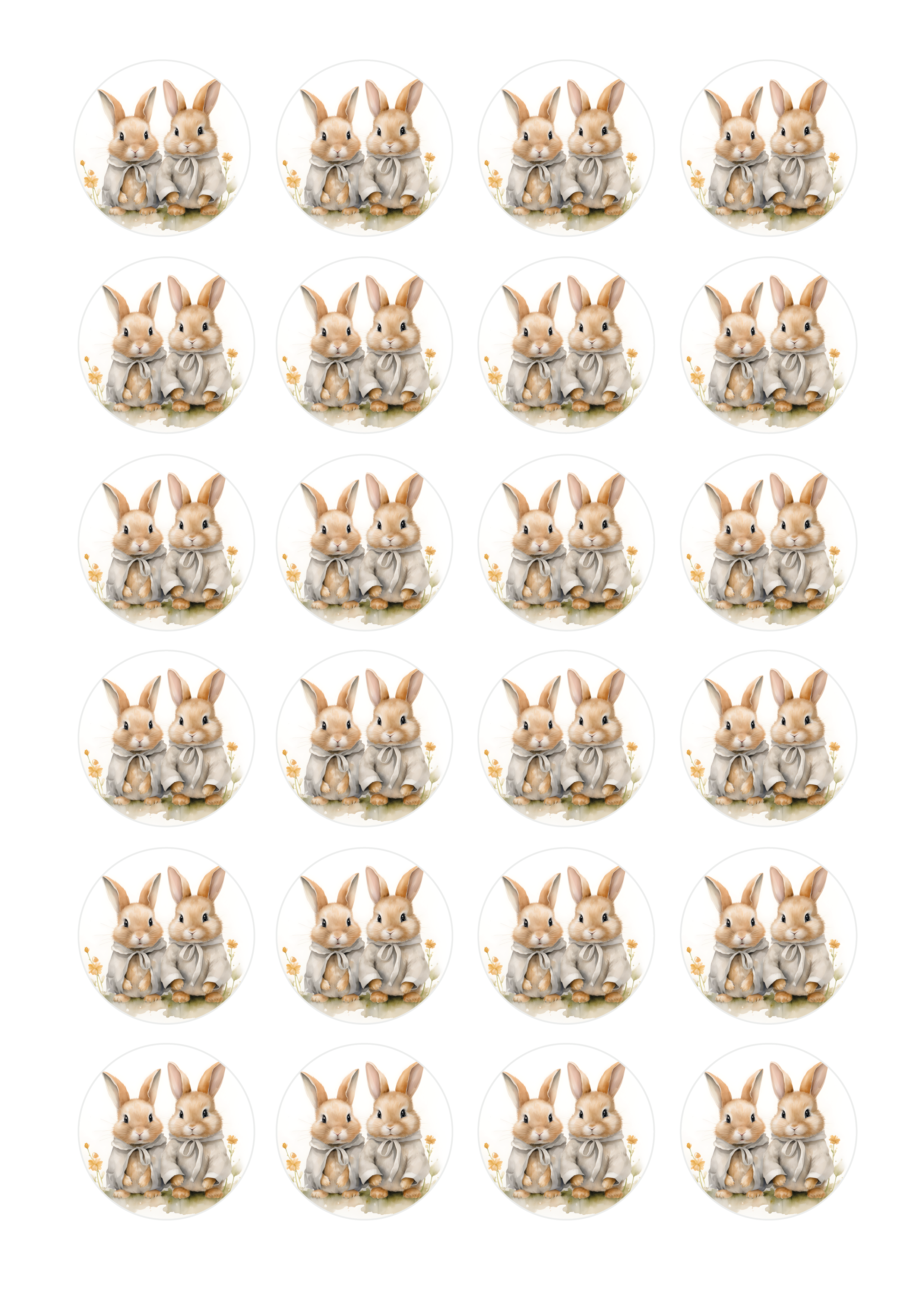 Muffinaufleger Hase Ostern