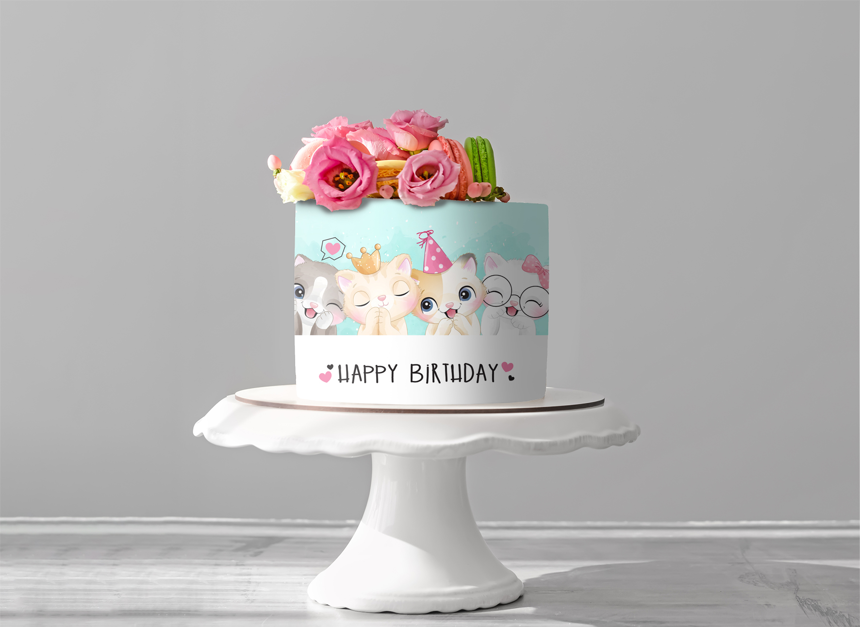 Deko Fondant  Geburtstag   