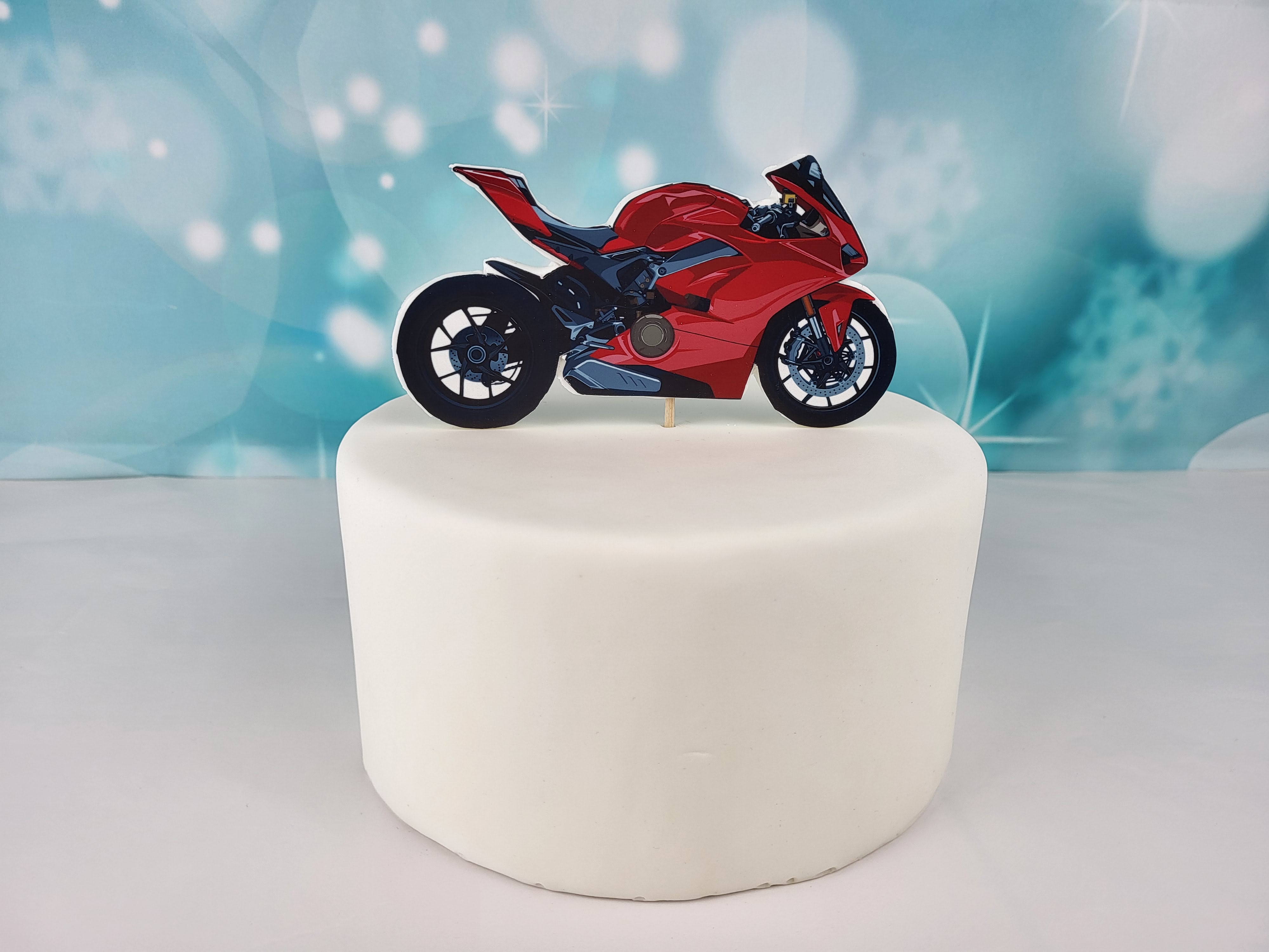 Cake Topper Motorrad