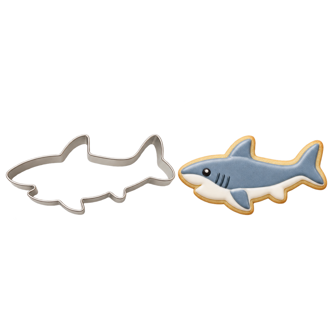 Ausstecher Haifisch