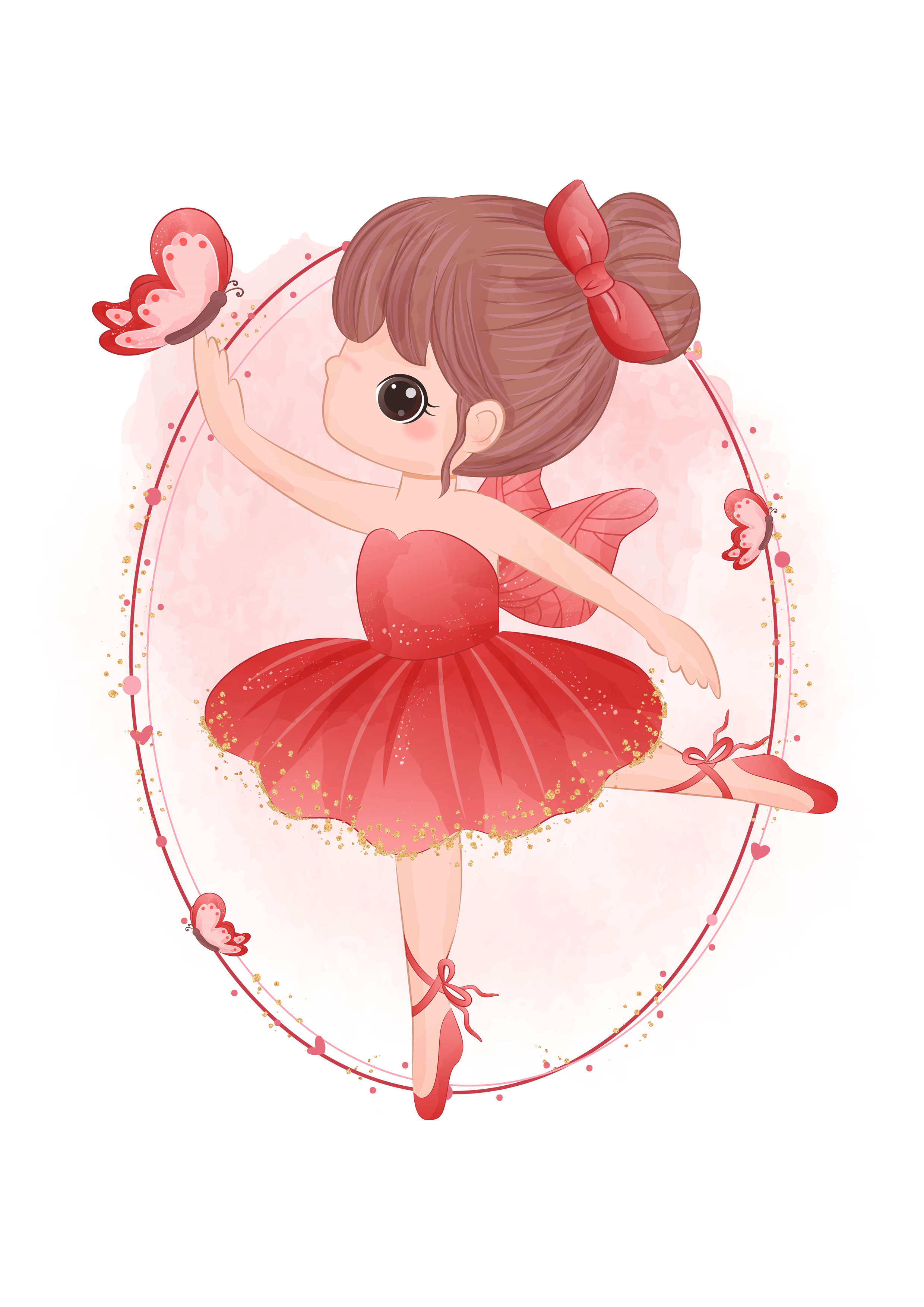 Rouladendekor Ballerina