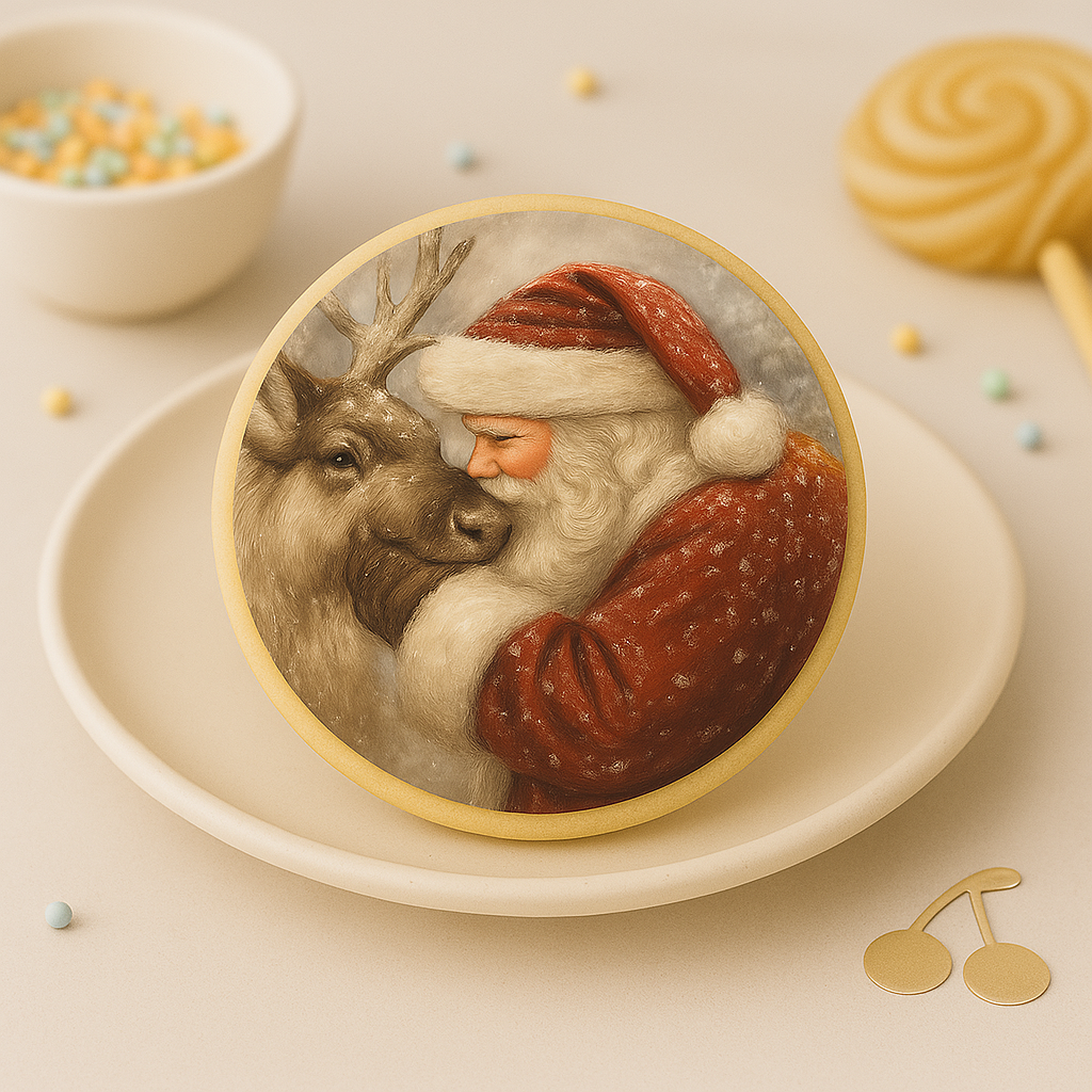 Keksaufleger Weihnachtsmann