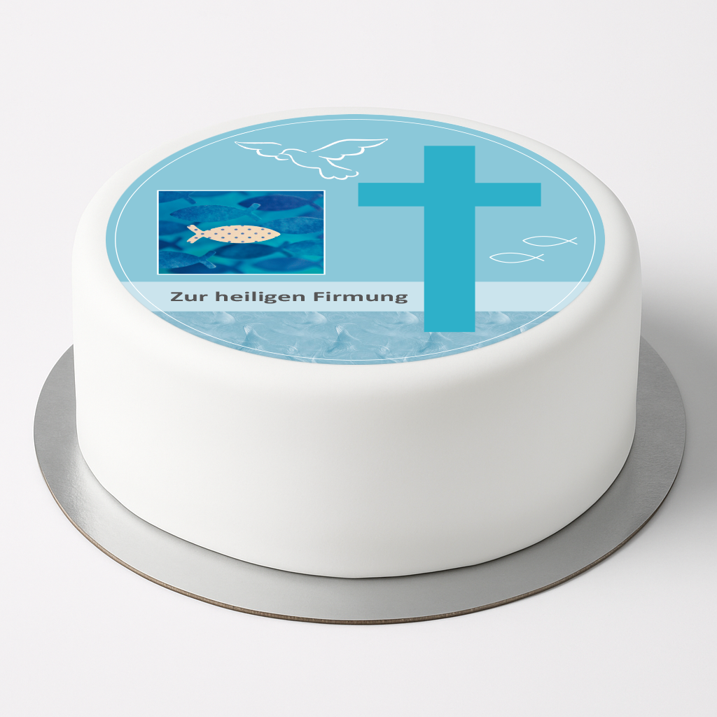 Tortenaufleger „Zur heiligen Firmung“