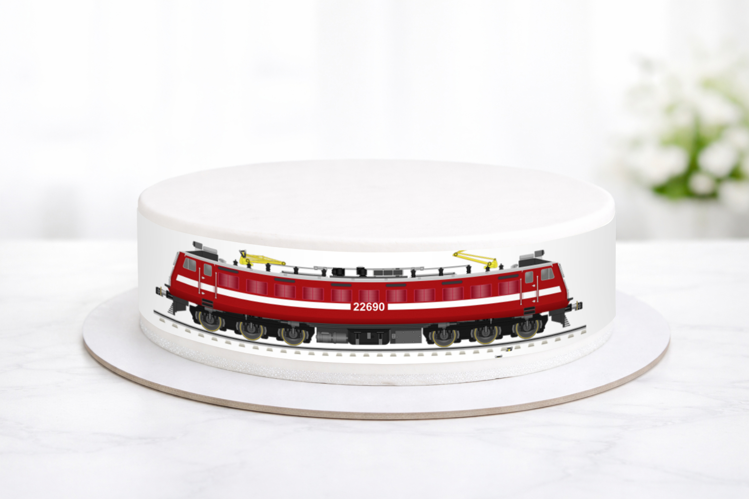 Tortenband Eisenbahn