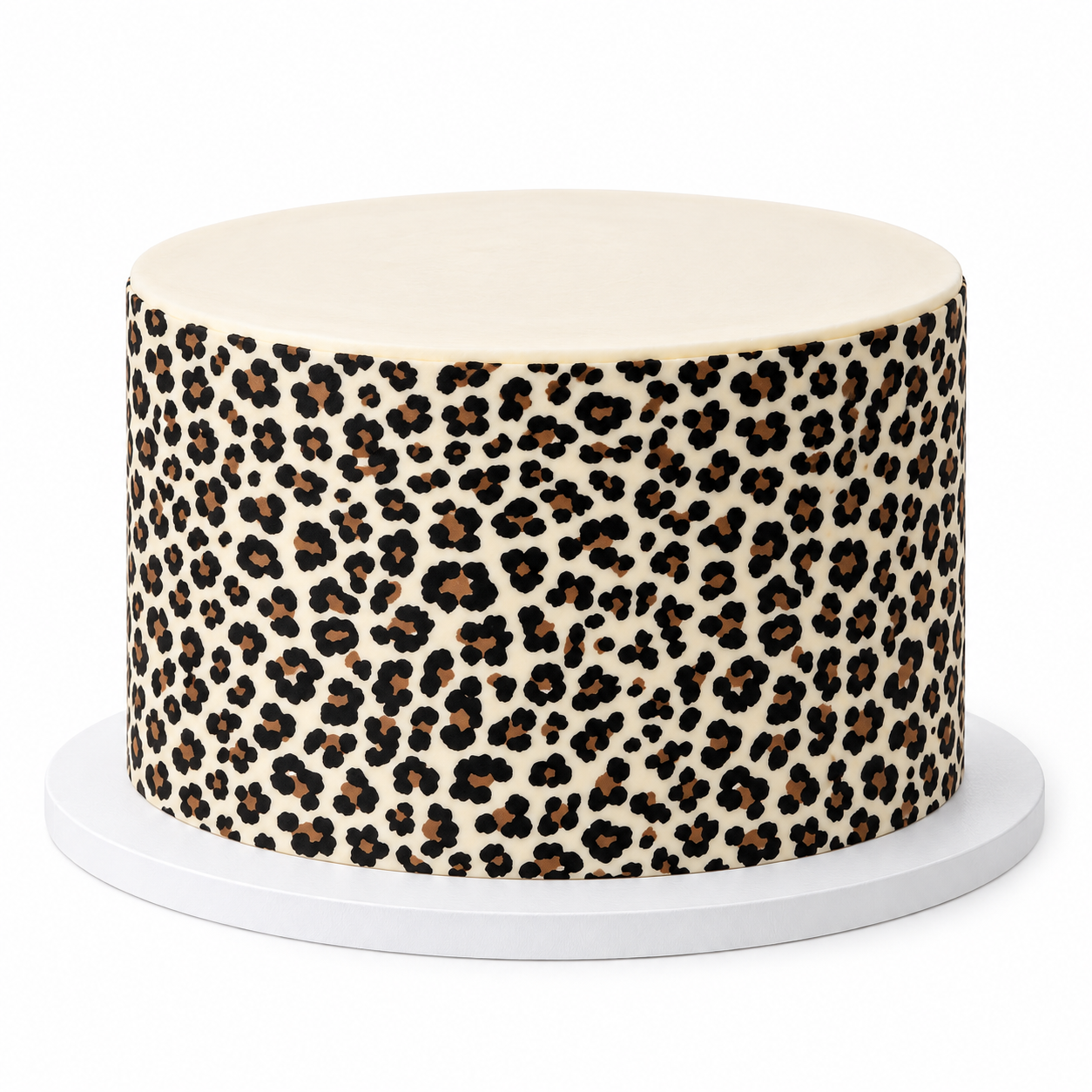 Deko Fondant Leoparden Muster