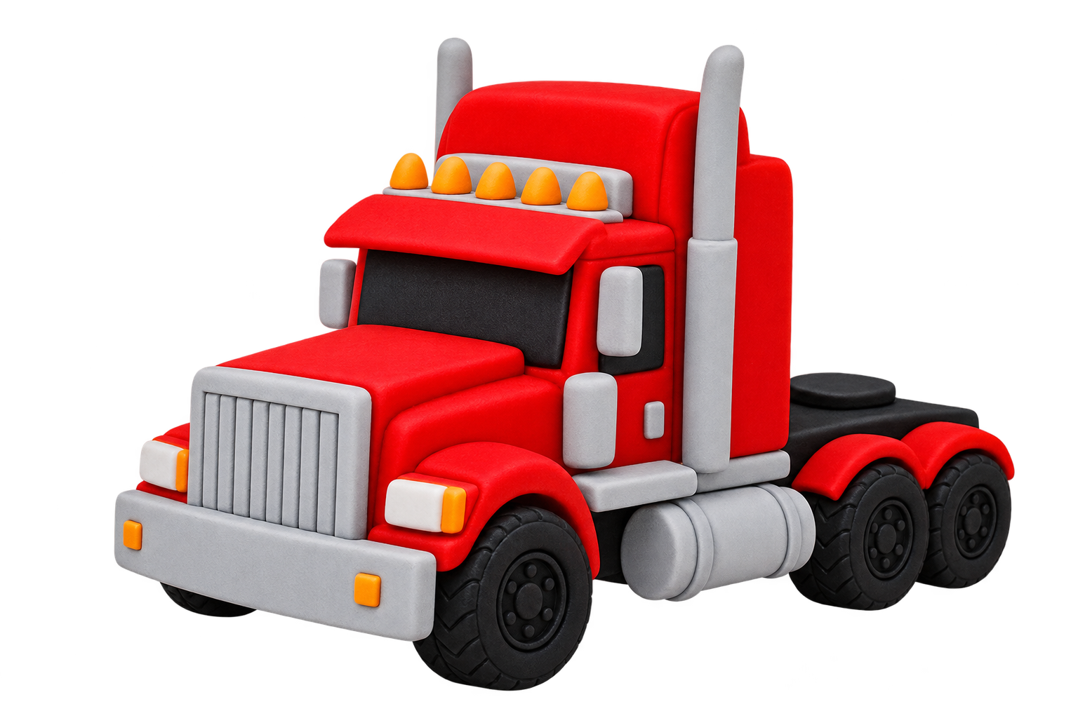 Tortenfigur LKW Sattelzugmaschine