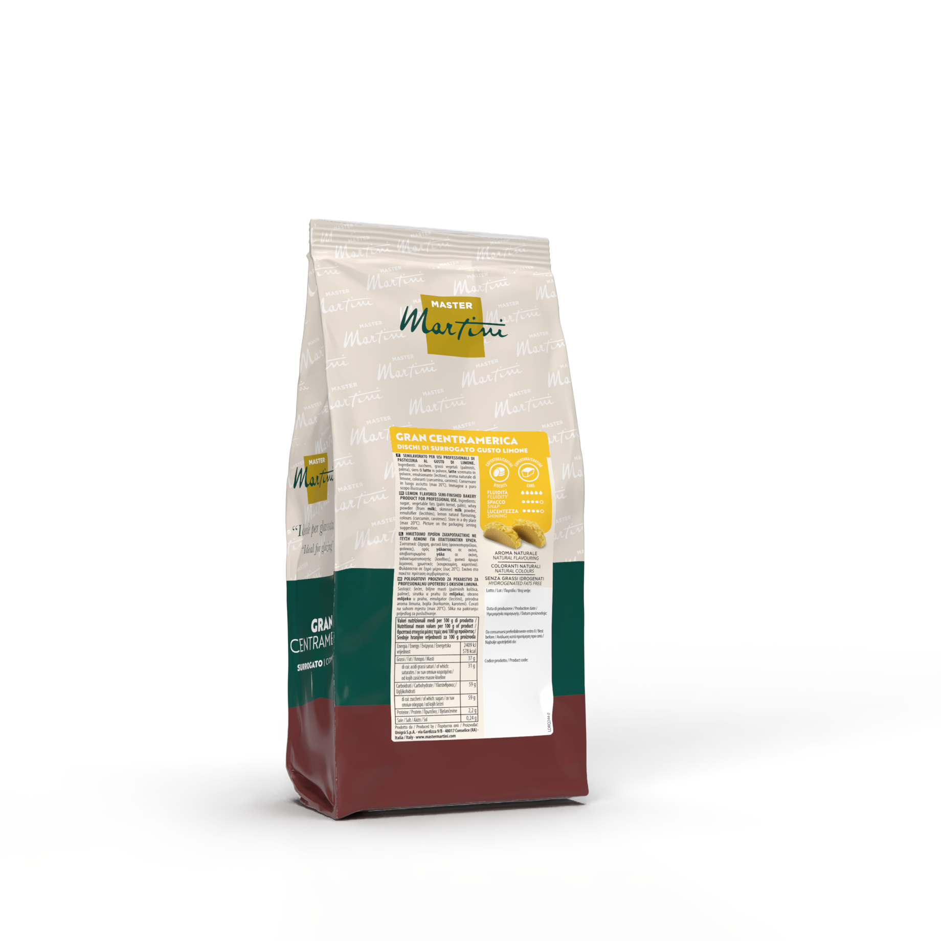 Zitronen Glasur gelb 1 kg