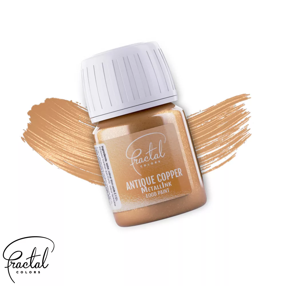 Essbare Farbe metallic Kupfer Copper