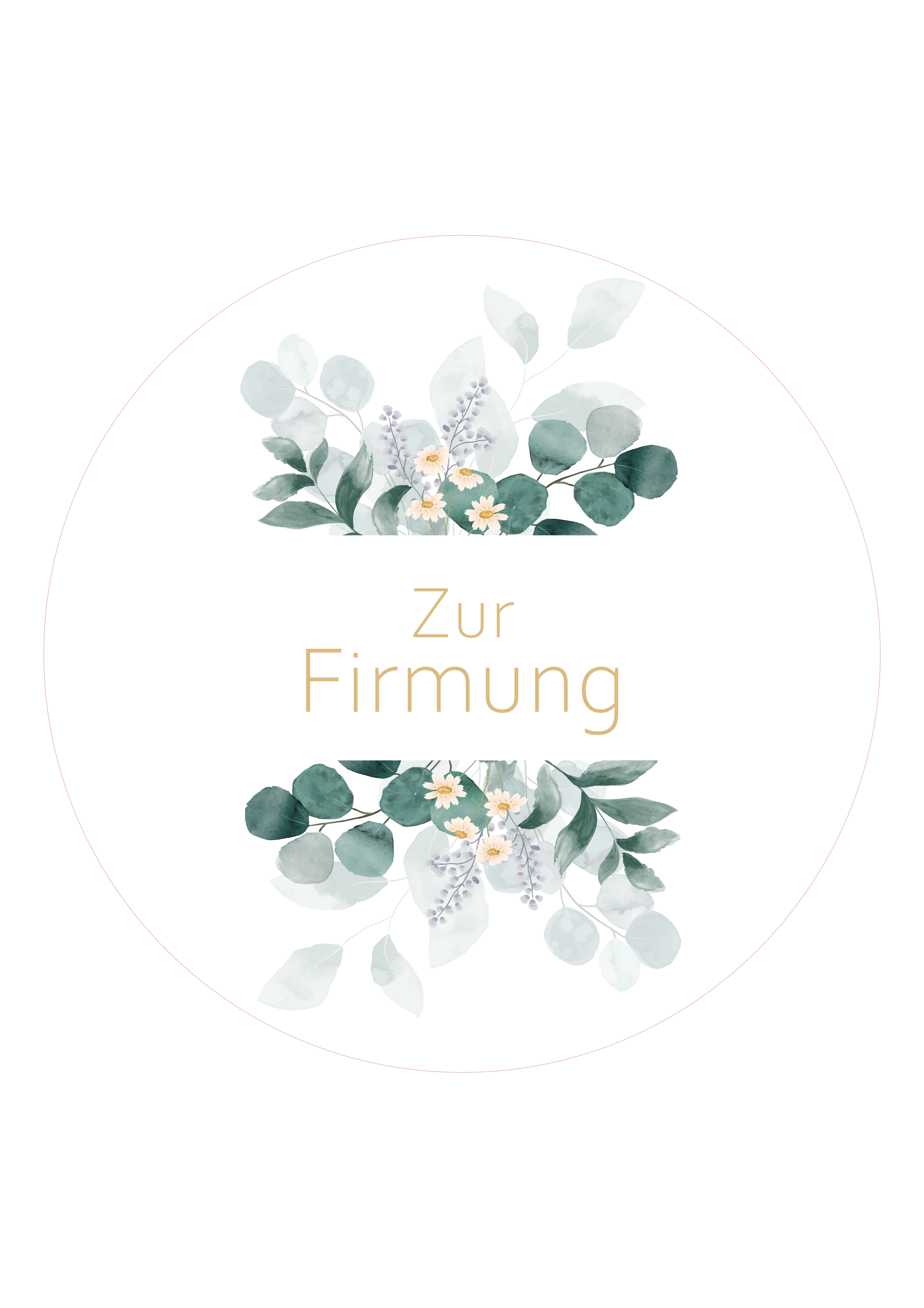Tortenaufleger Firmung