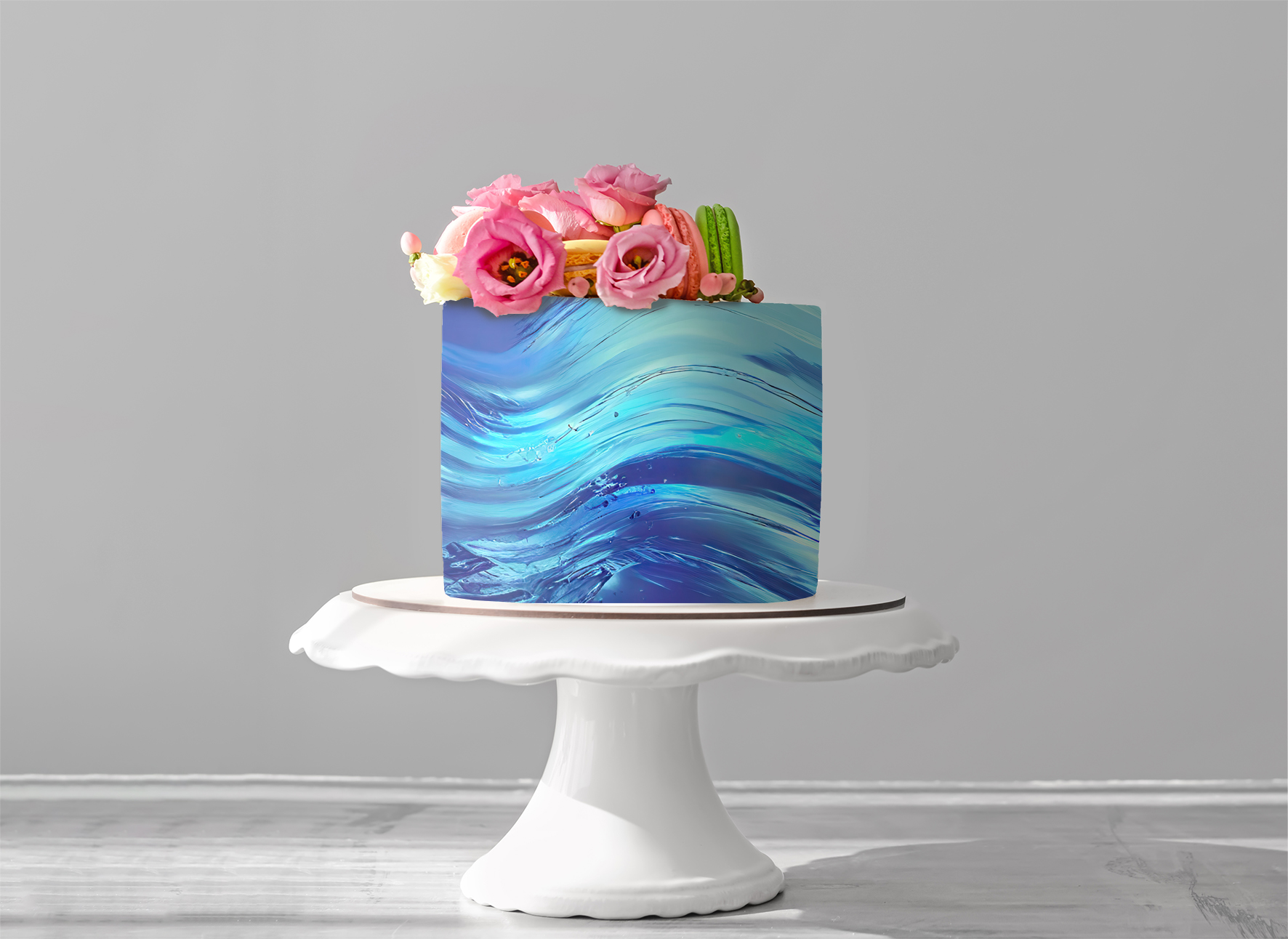 Deko Fondant Wellen