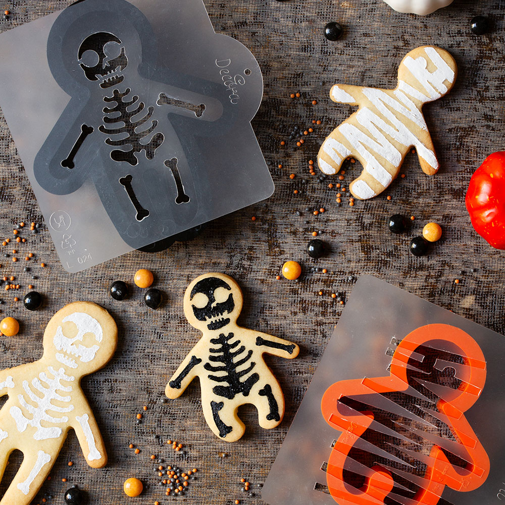 Halloween Ausstecher mit Schablone