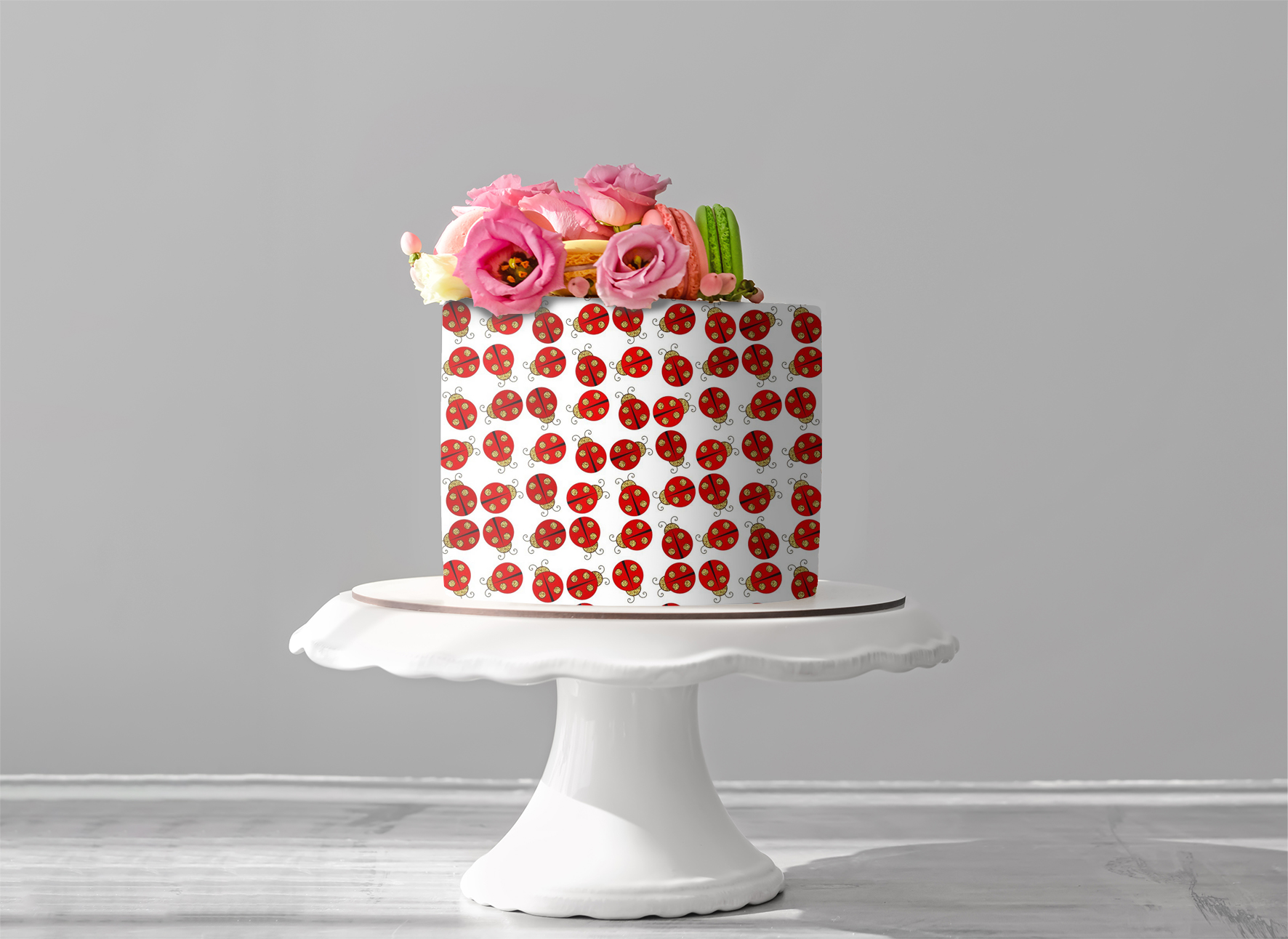 Deko Fondant Marienkäfer