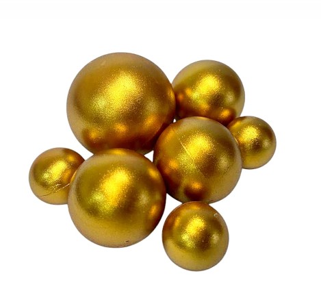 Schokokugeln Gold Metallic XXL