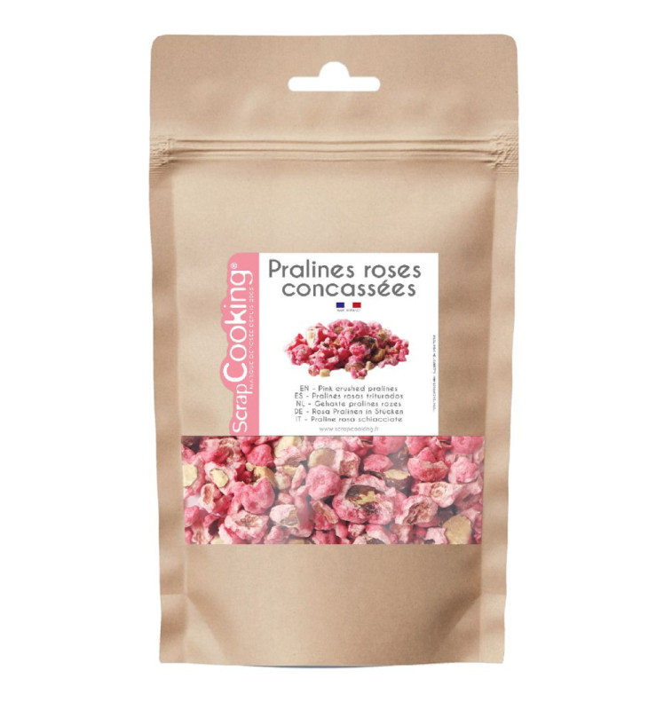 Zerkleinerte rosa Pralinen – 140 g