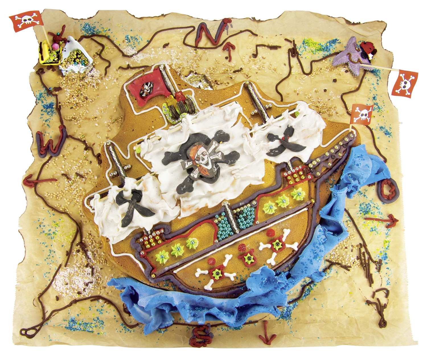 Städter Piratenschiff Backform