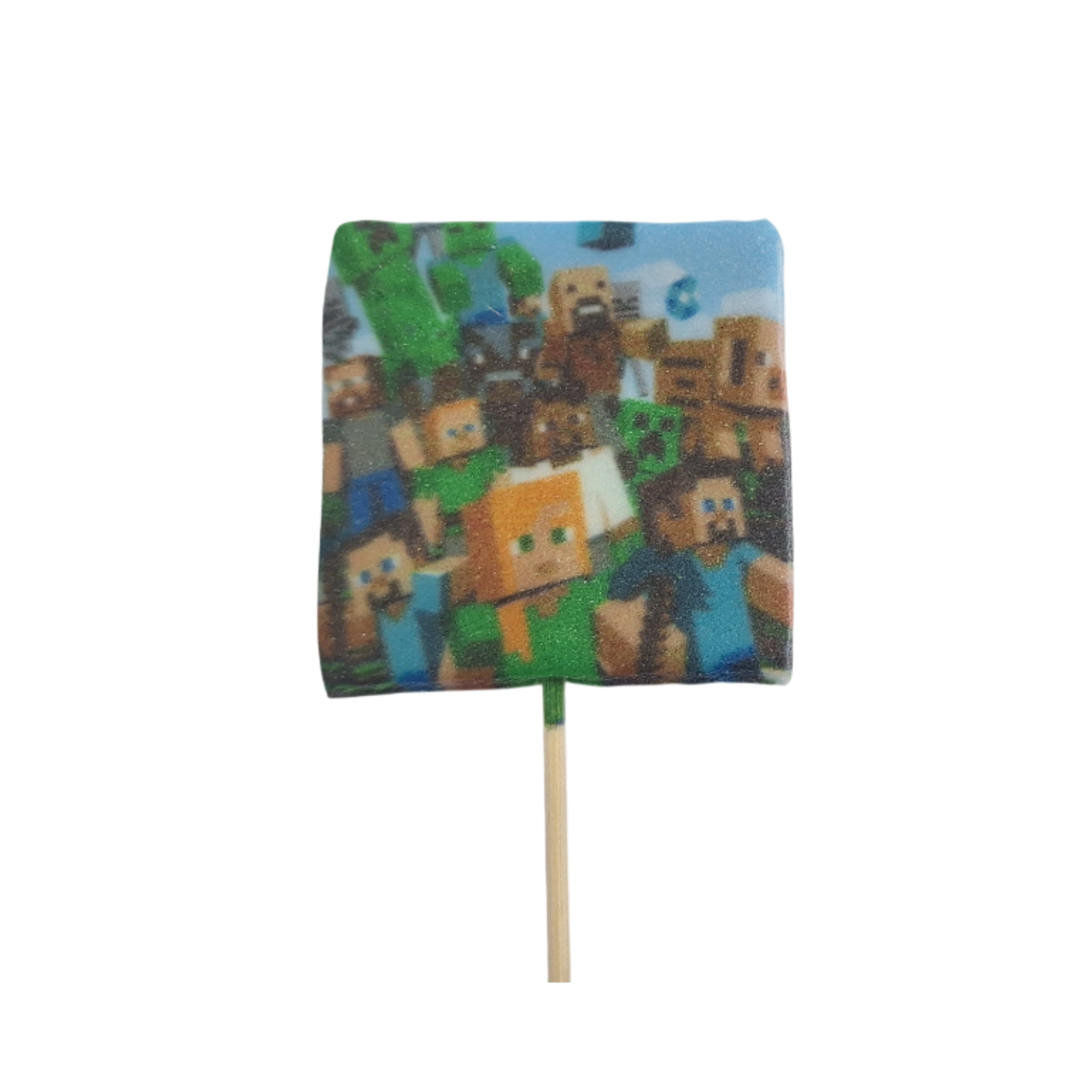 Zuckerdekoration Minecraft – Set 2D Tortendeko 