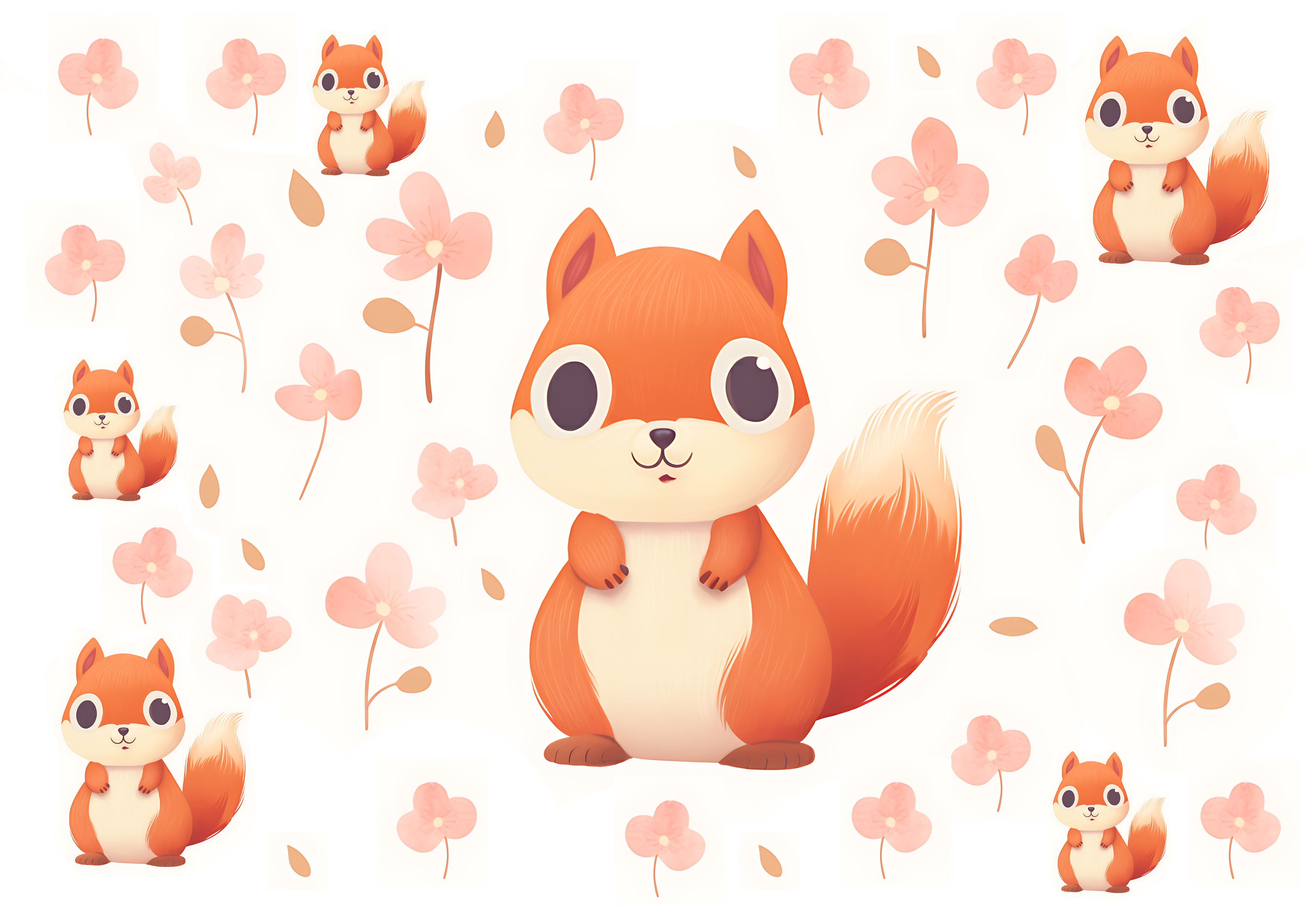 Deko Fondant Eichhörnchen