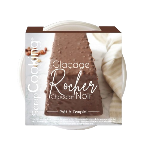 Dunkle Schokoladen-Rocher Glasur 400g