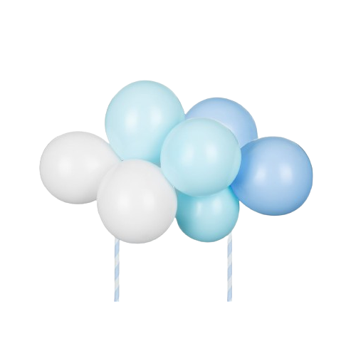 Cake Topper - Luftballon blau