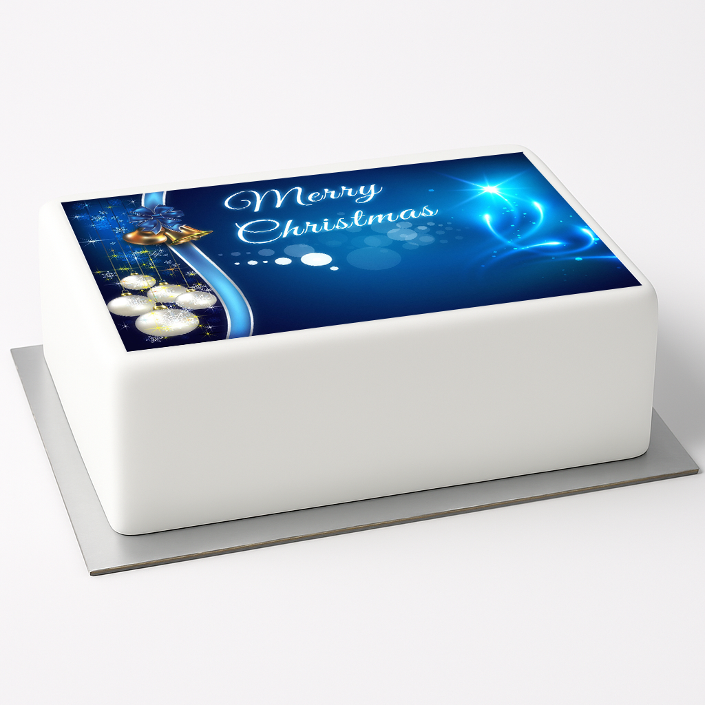 Tortenaufleger Merry Christmas