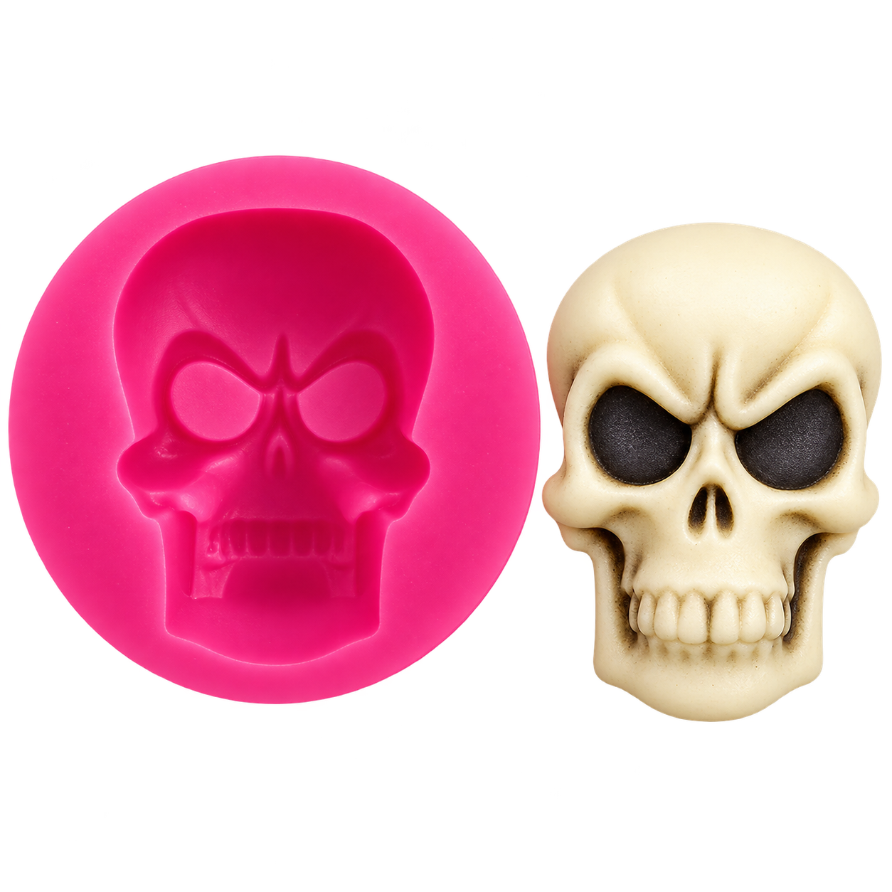 Silikonform Totenkopf